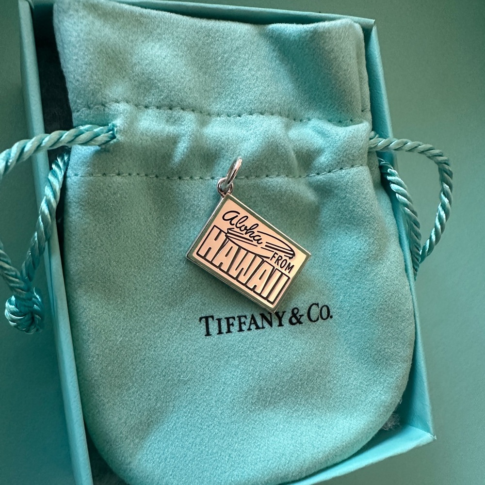 Tiffany & Co Hawaii Postcard Charm